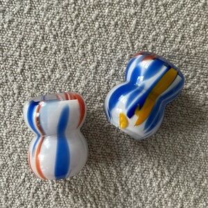 Misette table murano glass candleholder (set of 2)